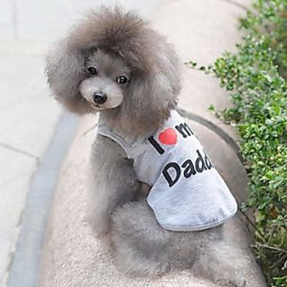 Petary Pets Cute Letter Pattern Cotton Vest For Dog