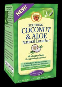 Soothing Coconut  Aloe Natural Laxative