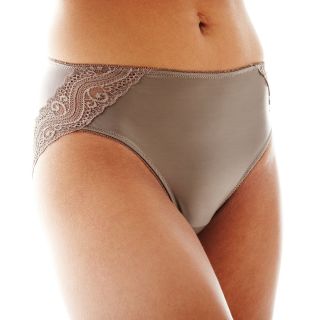 Ambrielle Tummy Smoothing High Cut Panties, Coffee
