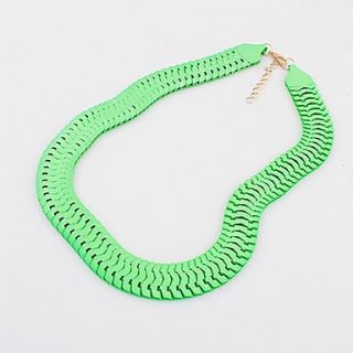 Shadela Fluorescence Color Green Fashion Necklace CX143 3