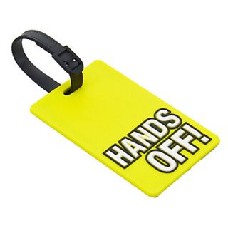 Travel Luggage Tag   HANDS OFF