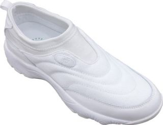 Womens Propet Wash & Wear Slip on Nylon   White Casual Shoes