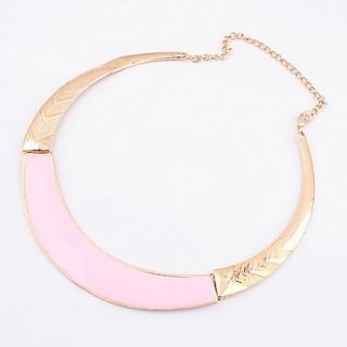 Shadela Candy Color Round Pink Fashion Necklace CX033 2