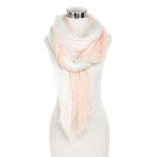 MIXIT Gauzy Ombré Scarf, Peach/mint, Womens