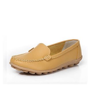 Comfortable Leather Flat Heel Boat Shoes Casual Shoes(More Colors)