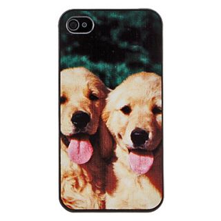 Cute Puppy Pattern Hard Case for iPhone 4/4S