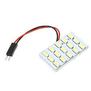 5630 SMD 15 LED White Light for Car Interior with 3 Adapters