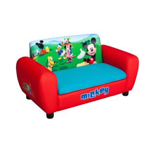 Delta Childrens Products Disney Mickey Mouse Upholstered Sofa, Mm C House