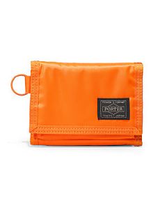 Porter Nylon Key Ring Wallet   Orange