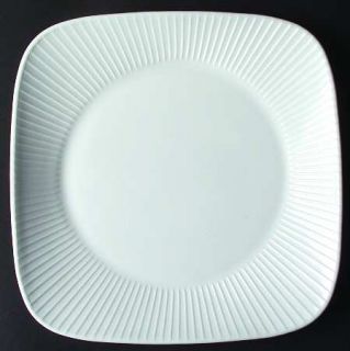 Corning Scandia White Dinner Plate, Fine China Dinnerware   Ultra,All White,Squa
