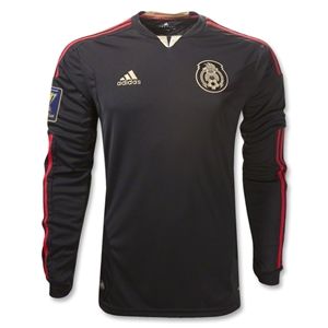 adidas Mexico 11/13 Gold Cup LS Away Soccer Jersey