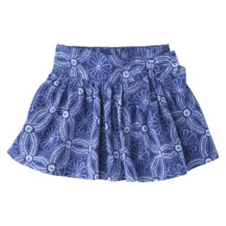 Genuine Kids from OshKosh Infant Toddler Girls Floral A Line Skirt   Blue 12 M
