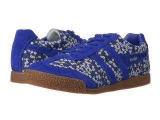 Gola + Liberty Art Fabrics Harrier Misti Valeria Womens Lace up casual Shoes (Blue)