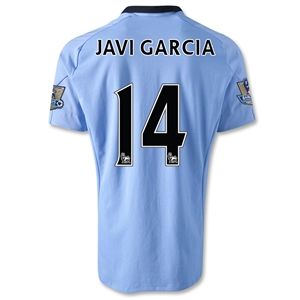 Umbro Manchester City 12/13 JAVI GARCIA Home Soccer Jersey