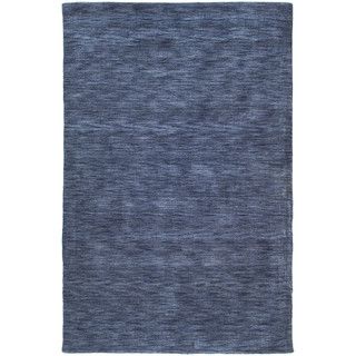 Gabbeh Hand tufted Blue Rug (5 X 76)