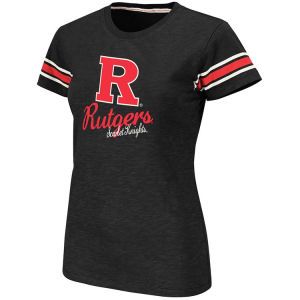 Rutgers Scarlet Knights Colosseum NCAA Womens Backspin Crew T Shirt