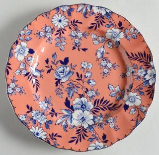 Johnson Brothers Devon Cottage Accent Salad Plate, Fine China Dinnerware   Blue