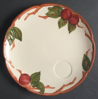 Franciscan Apple (American Backstamp) Snack Plate, Fine China Dinnerware   Ameri