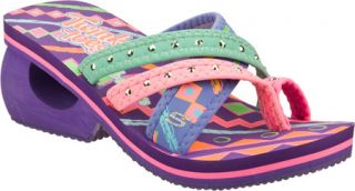 Girls Skechers Twinkle Toes Spinners City Surfer   Purple/Multi Casual Shoes
