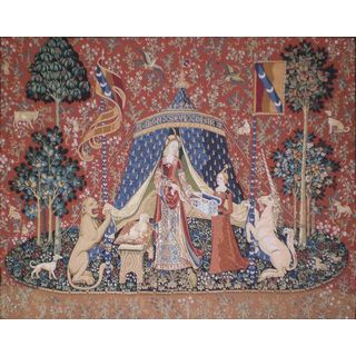 Unicorn Of Desire Large Wall Tapestry