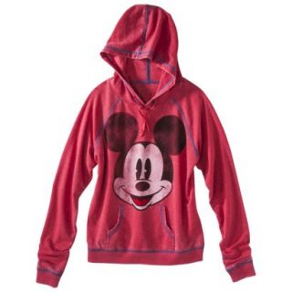 Disney Juniors Mickey Mouse Lightweight Hoodie   Red M(7 9)