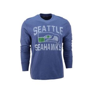 Seattle Seahawks 47 Brand NFL Retro Logo Long Sleeve Scrum T Shirt