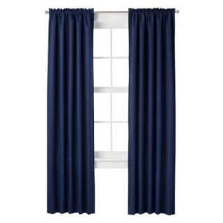 Room Essentials Thermal Window Panel Pair   Navy (42x63)