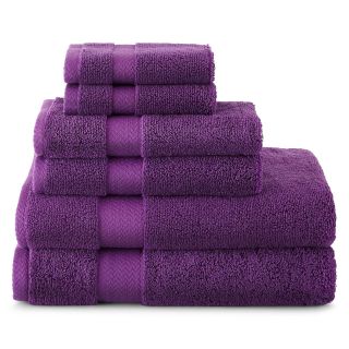 JCP Home Collection  Home 6 pc. Bath Towel Set, Always Violet