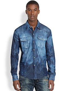 PRPS Denim Sportshirt   Blue