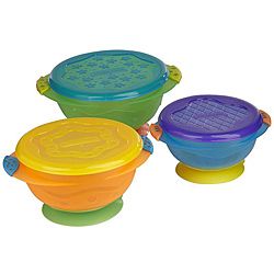 Munchkin Stay put Suction Bowls (pack Of 3)
