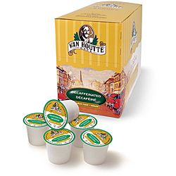 Van Houtte Decaffeinated Medium Roast Coffee K cups For Keurig Brewers 96 K cups