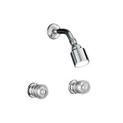 Kohler K t15211 7 cp Polished Chrome Coralais Shower Faucet Trim With Sculptured Acrylic Handles, Valve Not Included