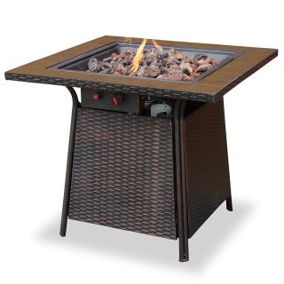 Lp Gas Outdoor Firebowl With Tile