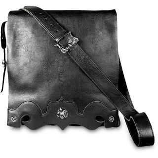 Zeyner Black Italian Vachetta Leather Messenger Bag (CognacMaterials Italian vachetta leatherHandmade jewelry hardware Durable rivet reinforced cornersLeather shoulder strapDimensions 13.5 inches high x 15 inches wide x 2.5 inches deep )
