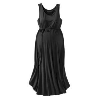 Liz Lange for Target Maternity Sleeveless Knit Maxi Dress   Black XXL