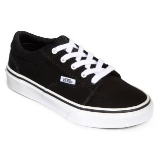 Vans Kress Grade School Boys Skate Shoes, Black/White, Boys