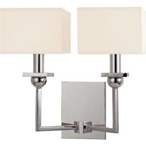 Hudson Valley HV 5212 PN Morris 2 Light Wall Sconce