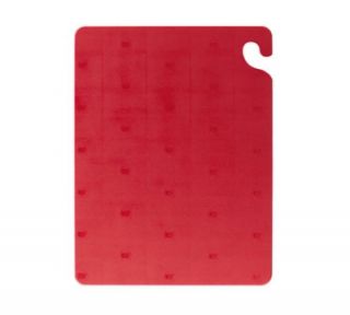 San Jamar KolorCut Cutting Board, 18 x 24 x 3/4 in, NSF, Red