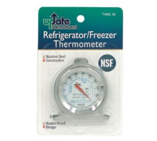 Update International 3 Dial Refrigerator Thermometer, NSF