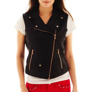 Levi s Motorcycle Vest, Black, Womens