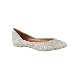 CALL IT SPRING Call It Spring Havirk Faux Snake Skin Flats, Silver, Womens