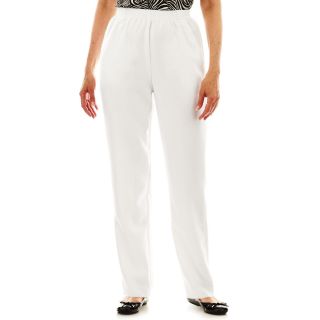 Cabin Creek Pull On Pants, White, Womens