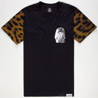 Cheetah Mens T Shirt Black In Sizes Medium, Xx Large, Large, X Large