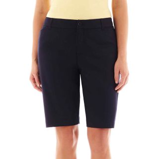 St. Johns Bay St. John s Bay Secretly Slender Bermuda Shorts   Plus,