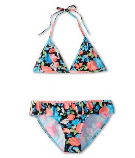 Seafolly Kids Botanical Tri Kini Girls Swimwear Sets (Black)
