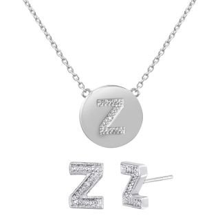 ONLINE ONLY   Diamond Addiction Diamond Accent Initial Z Set, Womens