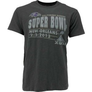 Baltimore Ravens 47 Brand NFL Super Bowl XLVII Date Scrum T Shirt