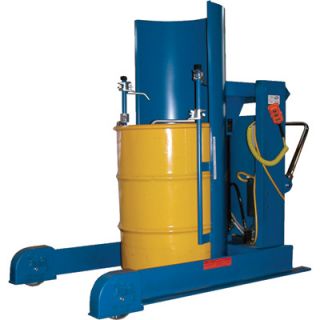Vestil Hydraulic Drum Dumper   Stationary, 1500 lb. Capacity, 72in. Dump Height,