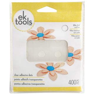 Clear Adhesive Dots 400/pkg