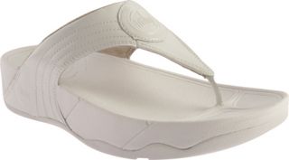 Womens FitFlop WalkStar III   Shiny White Patent Casual Shoes